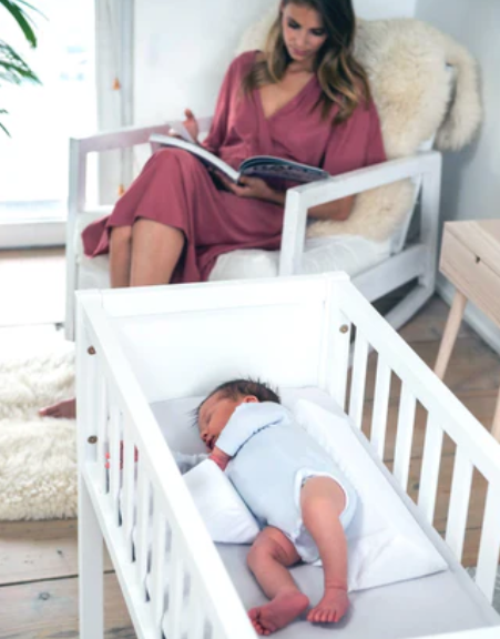 Anti-Roll Newborn Baby Side Sleeper Pillow Wedge with Removeable Cover