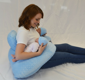 DuoNest™ Luxe Twin Nursing & Support Pillow