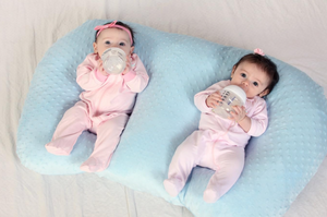 DuoNest™ Luxe Twin Nursing & Support Pillow