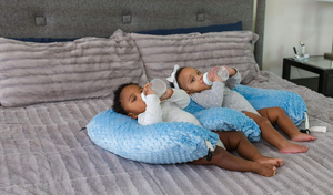 DuoNest™ Luxe Twin Nursing & Support Pillow