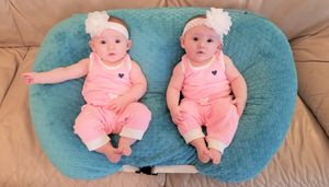 DuoNest™ Luxe Twin Nursing & Support Pillow