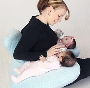 DuoNest™ Luxe Twin Nursing & Support Pillow