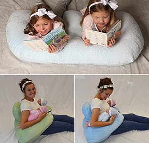 DuoNest™ Luxe Twin Nursing & Support Pillow