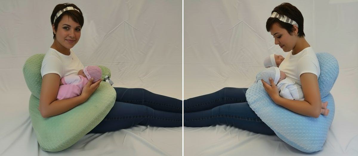 DuoNest™ Luxe Twin Nursing & Support Pillow