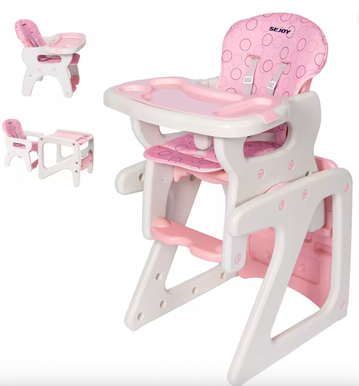 Infant-to-Toddler 3-in-1 Highchair Booster & Toddler Table Set