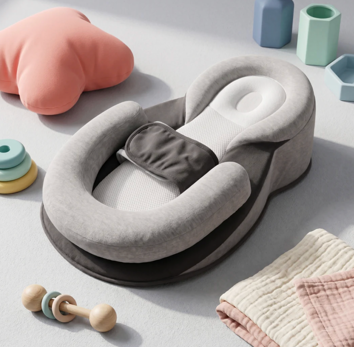 ElevateNest™ Gentle Comfort Baby Support Pillow