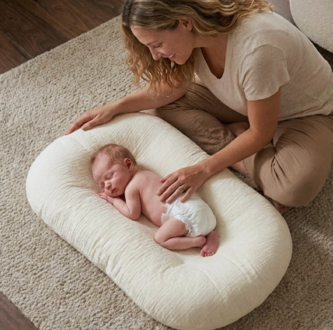 Portable Isolation Single-shoulder Mommy Bag Crib.