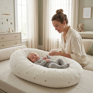 Infant Inclined Wedge Pillow For Lying Down.