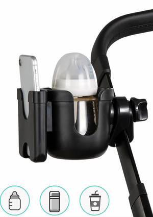 StrollMate™ Universal Cup & Phone Holder