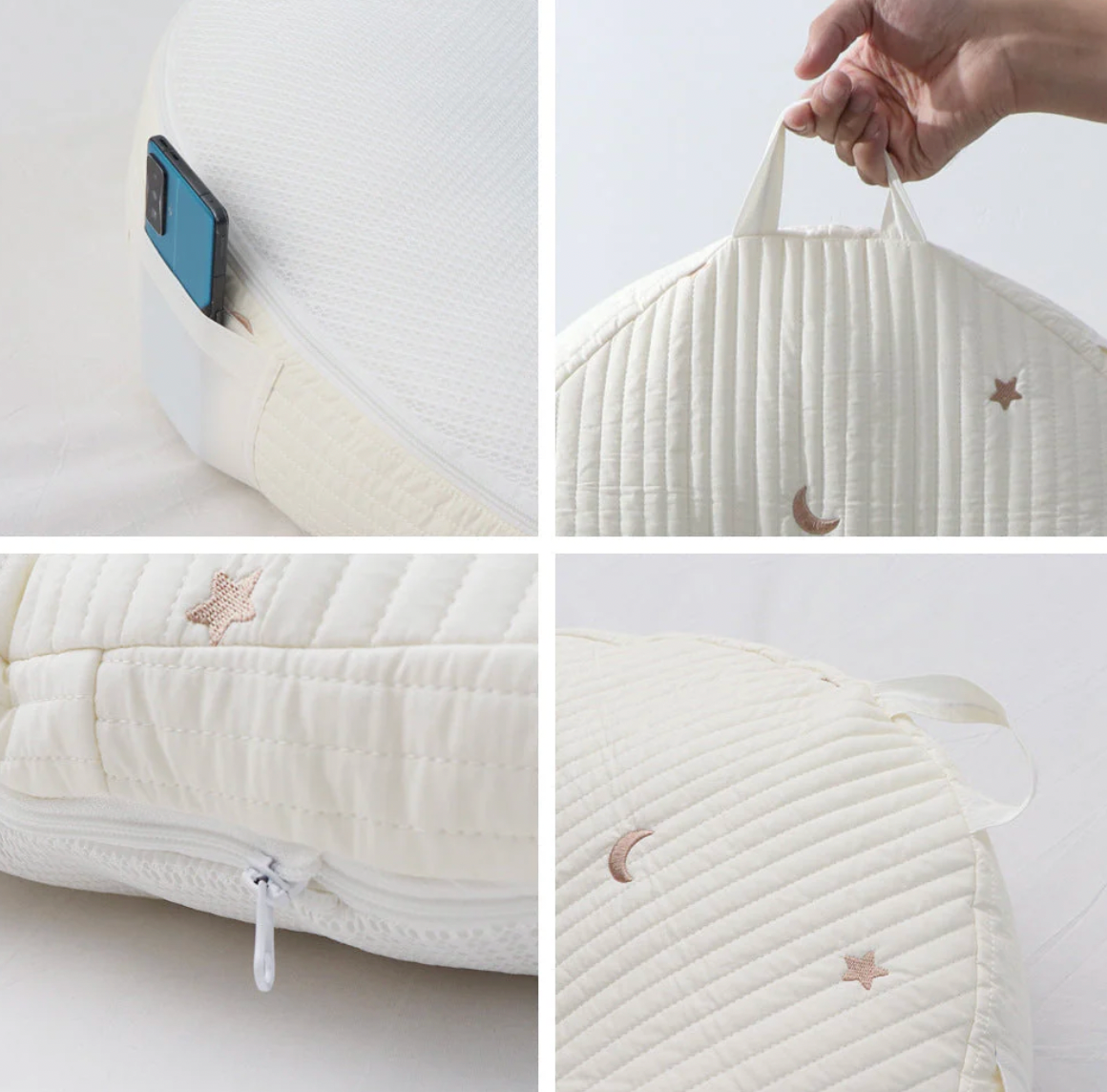 Infant Inclined Wedge Pillow For Lying Down.