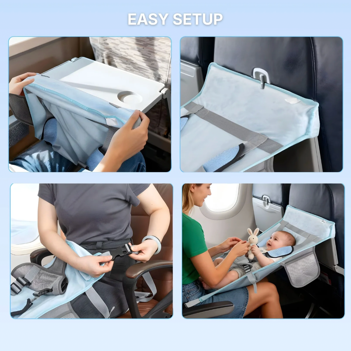 SkyNest™ Infant Airplane Travel Hammock