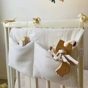 Baby Crib Storage Bag Organizer.