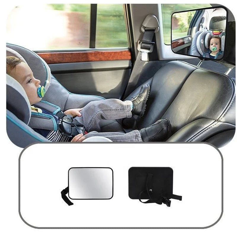 Adjustable Wide Car Seat Baby Safety Mirror - Cuddle Baby