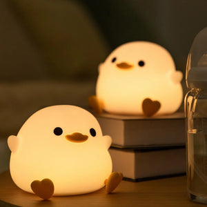 Cute Duck Silicone Nursery Night Light - Cuddle Baby