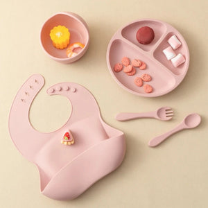 Baby Silicone Feeding Set.