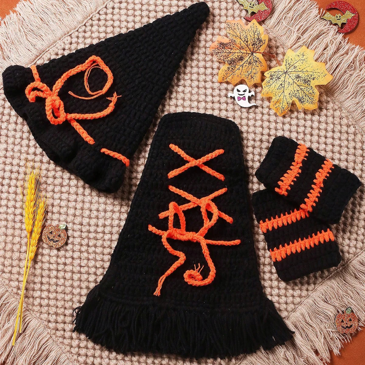 Handmade Newborn Crochet Wizard Photo Outfit