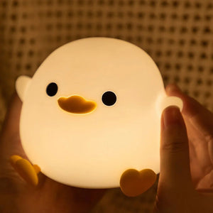 Cute Duck Silicone Nursery Night Light - Cuddle Baby