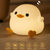 Cute Duck Silicone Nursery Night Light - Cuddle Baby