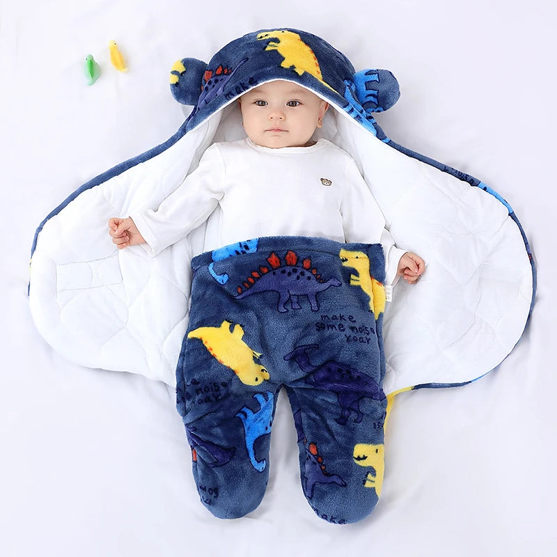 Soft Flannel Baby Sleeping Bag.