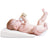 Crib Baby Wedge Pillow with Removable Cover, Anti Acid Reflux Pillow for Infant