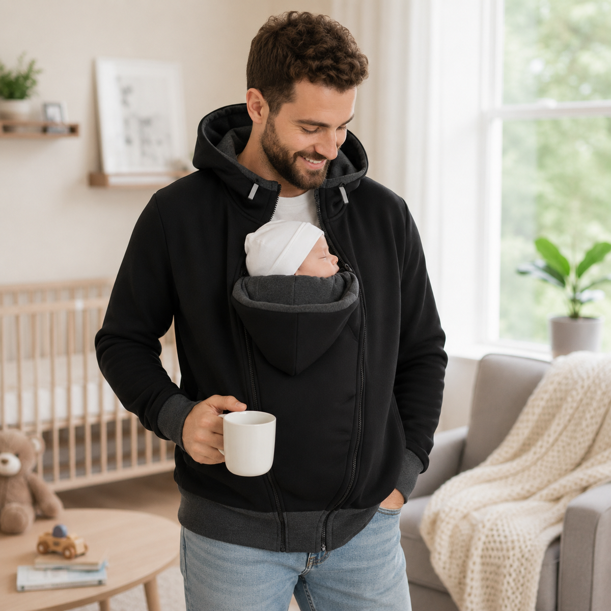 Papa Kangaroo™ Babywearing Jacket