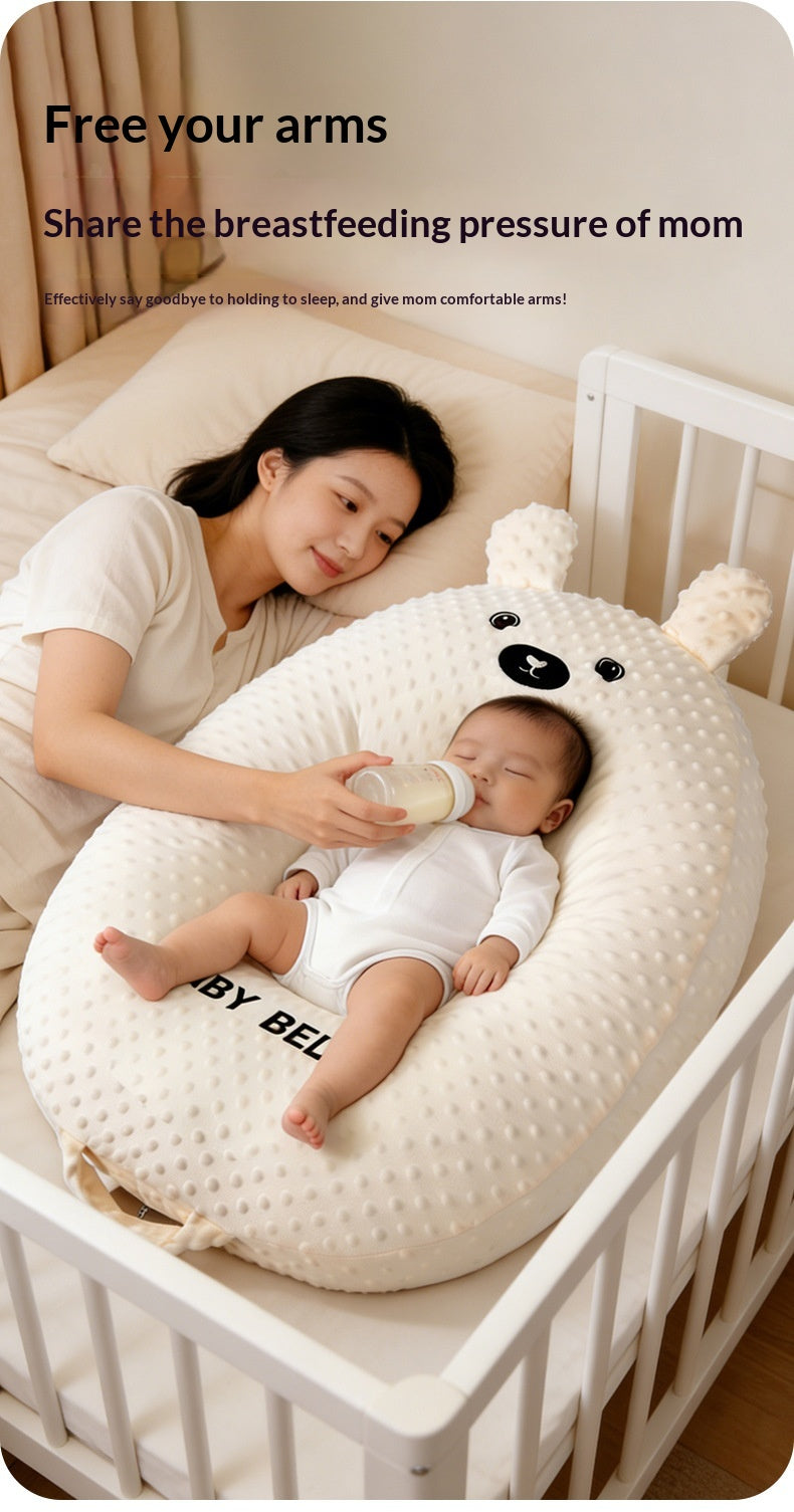BearHaven™ Elevated Comfort Baby Lounger