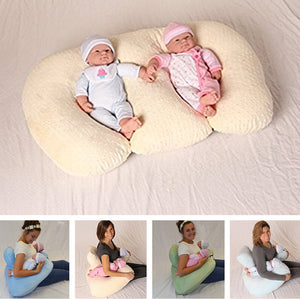 DuoNest™ Luxe Twin Nursing & Support Pillow