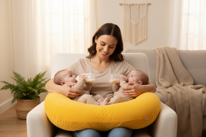 DuoNest™ Luxe Twin Nursing & Support Pillow