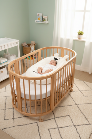 BearHaven™ Elevated Comfort Baby Lounger
