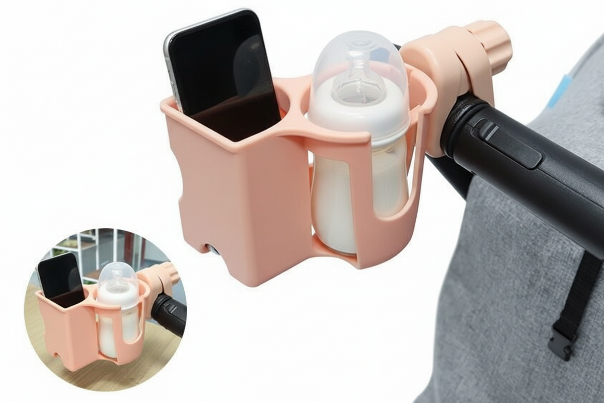 StrollMate™ Universal Cup & Phone Holder