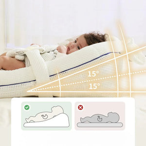 CalmNest™ Inclined Infant Support Cushion with Soothing Patting Feature