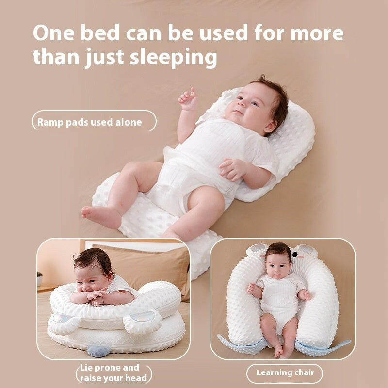 SoothEase™ Anti-Reflux & Anti-Colic Inclined Newborn Infant Baby Lounger Bed