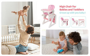 Infant-to-Toddler 3-in-1 Highchair Booster & Toddler Table Set