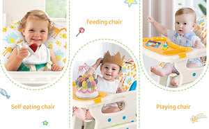 Infant-to-Toddler 3-in-1 Highchair Booster & Toddler Table Set