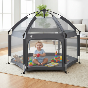 Pop 'N Go® Portable Baby Playpen with UV Shade Cover