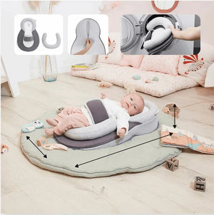 Anti-Reflux Inclined Baby Lounger with Strap